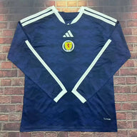 Scotland 2026 Blue/White Home Long Sleeves Jersey