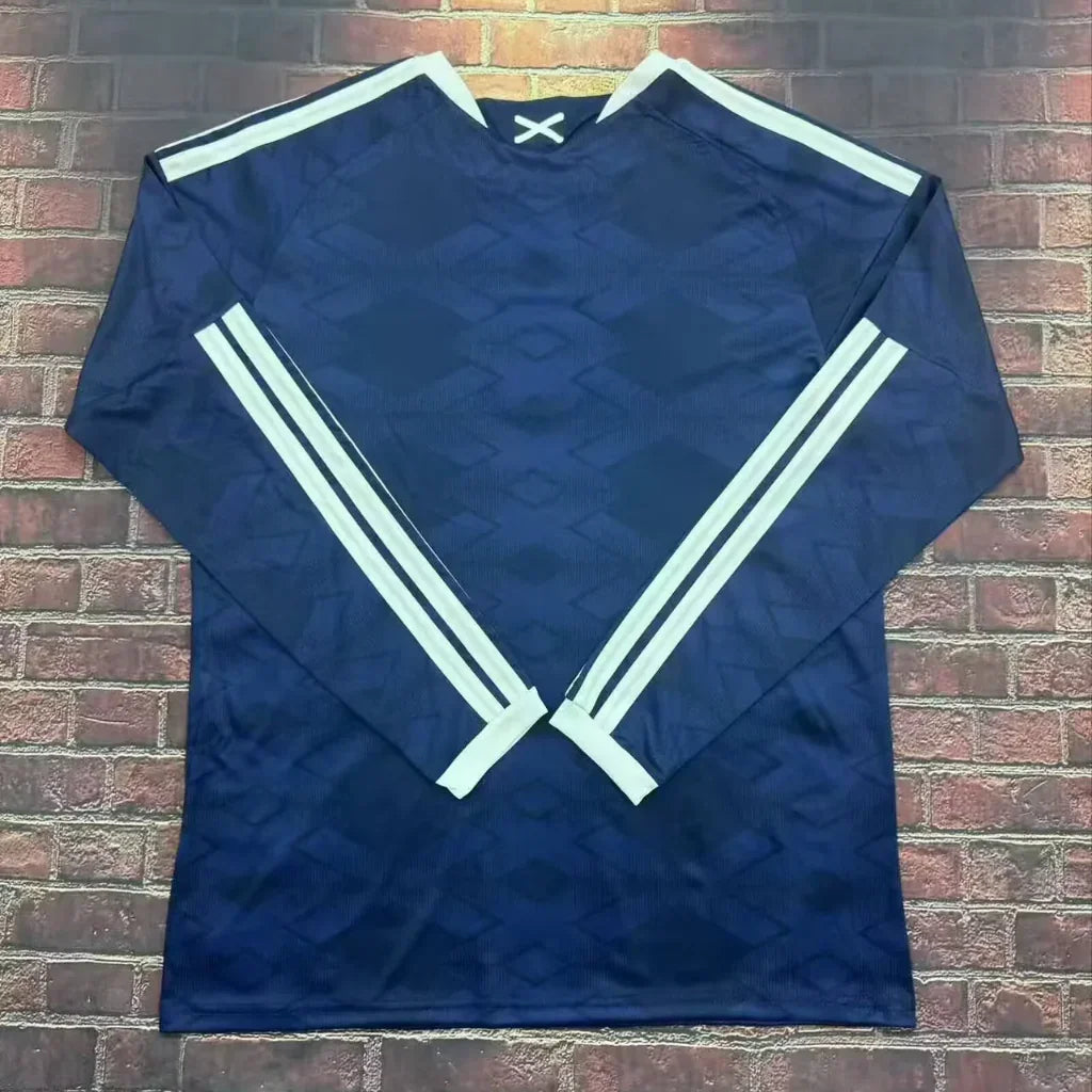 Scotland 2026 Blue/White Home Long Sleeves Jersey