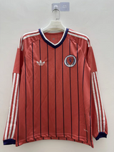 Scotland 2026 Red/Navy Stripes Away Long Sleeve Jersey