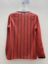 Scotland 2026 Red/Navy Stripes Away Long Sleeve Jersey