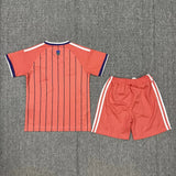 Scotland 2026 World Cup Orange/Blue/White 2 Stripes Away Kids Jersey Set