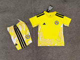 Scotland 26/27 Yellow Away Goalkeeper Kids Jersey Set