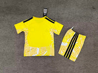 Scotland 26/27 Yellow Away Goalkeeper Kids Jersey Set