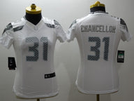 Seahawks 2021/22 Chancellor #31 White/Gray Women NFL Jersey
