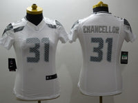 Seahawks 2021/22 Chancellor #31 White/Gray Women NFL Jersey