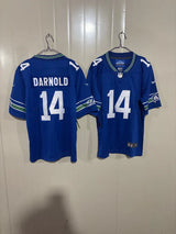 Seattle Seahawks 25/26 Darnold #14 Royal Kids Jersey