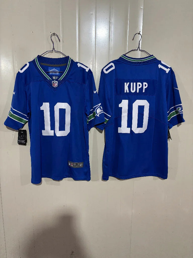 Seattle Seahawks 25/26 Kupp #10 Royal Kids Jersey