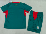 Senegal 2026 Green/Red/Yellow World Cup Away Kids Jersey Set