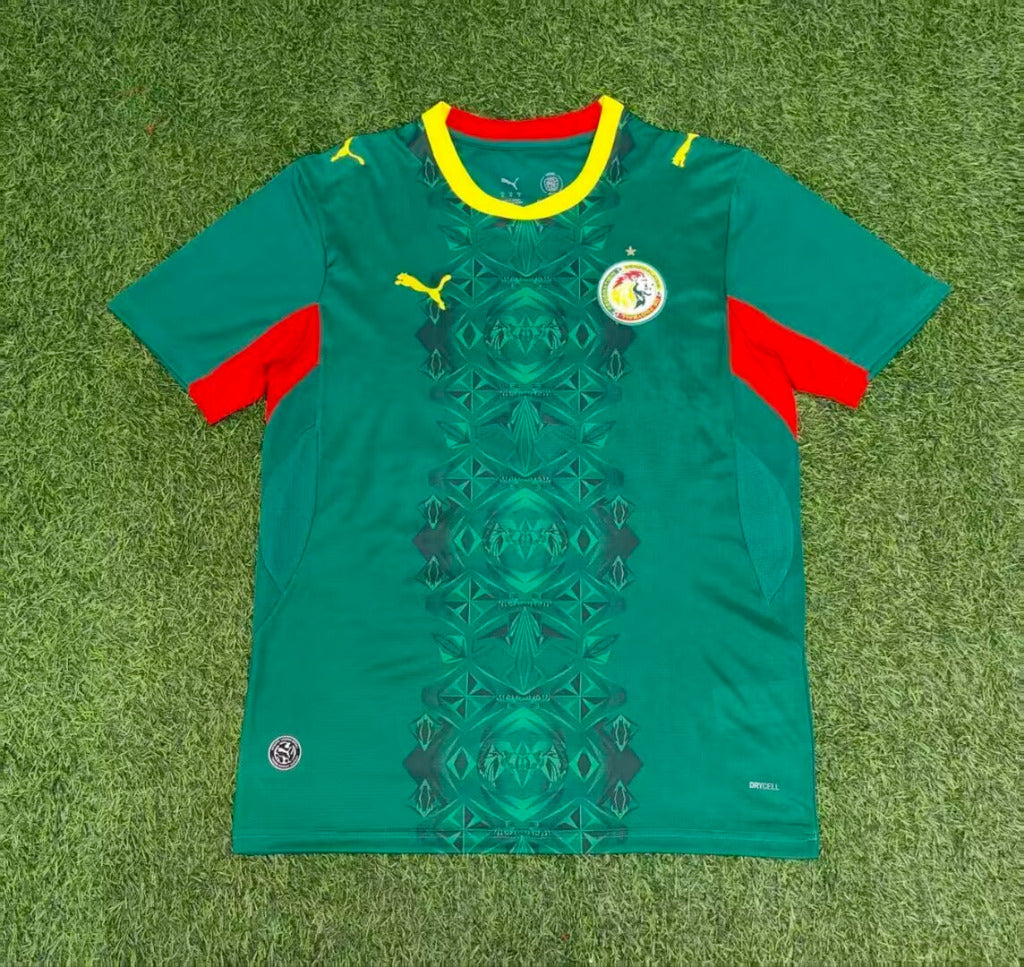 Senegal 25/26 Green/Red/Yellow Away Jersey