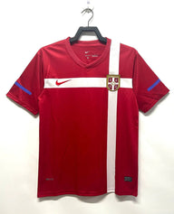Serbia 2010 Retro Red Home Jersey