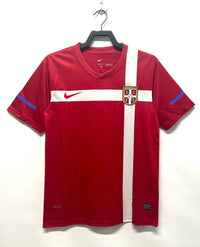 Serbia 2010 Retro Red Home Jersey
