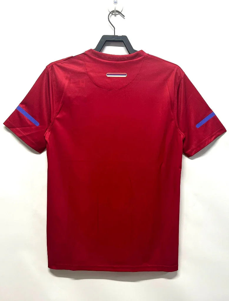 Serbia 2010 Retro Red Home Jersey