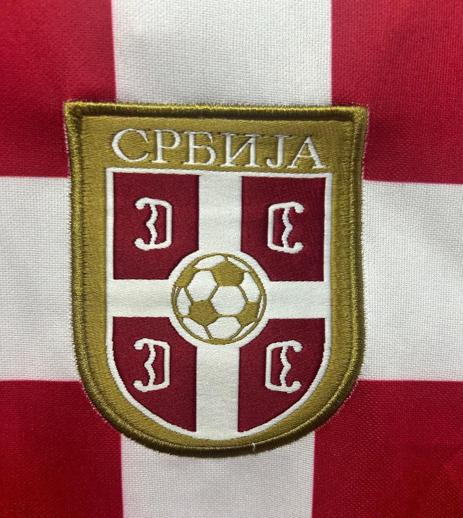 Serbia 2010 Retro Red Home Jersey