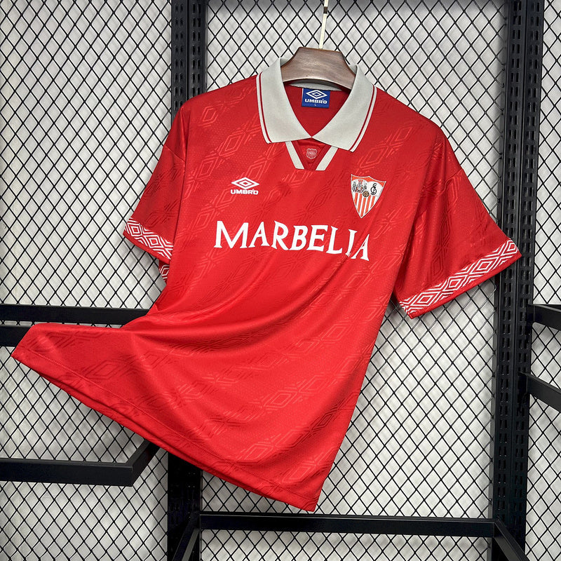 Sevilla 1994/96 Vintage Retro Red Away Jersey