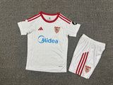 Sevilla 25/26 White Home Kids Jersey Set