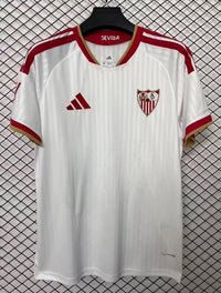 Sevilla 26/27 White/Red Stripes Home Jersey