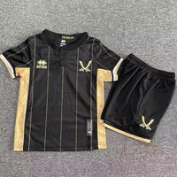 Sheffield United 25/26 Black Goalkeeper Kids Jersey Set