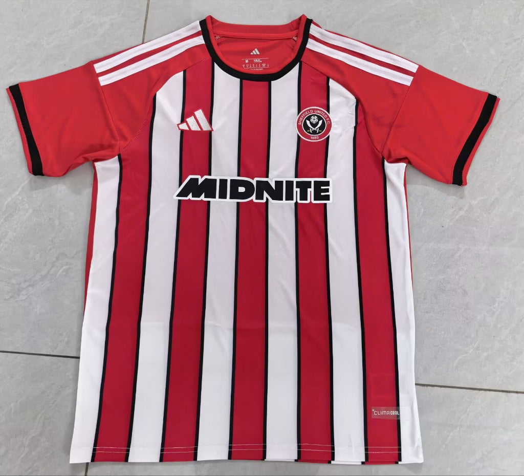 Sheffield United 26/27 Red/White/Black Trim Home Jersey