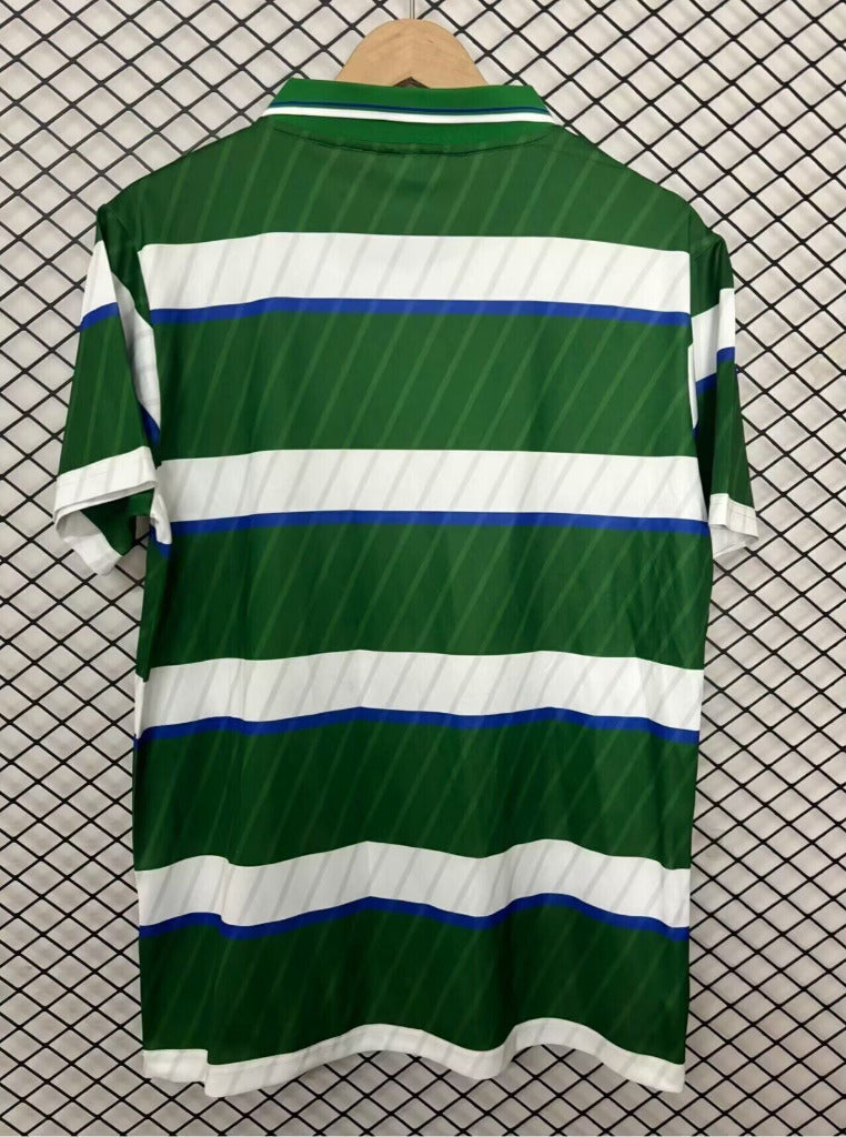 Sheffield Wednesday 1988/89 Retro Green/White/Blue Away Jersey