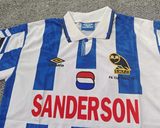 Sheffield Wednesday 1992/93 Vintage Retro Blue/White Stripe Home Jersey