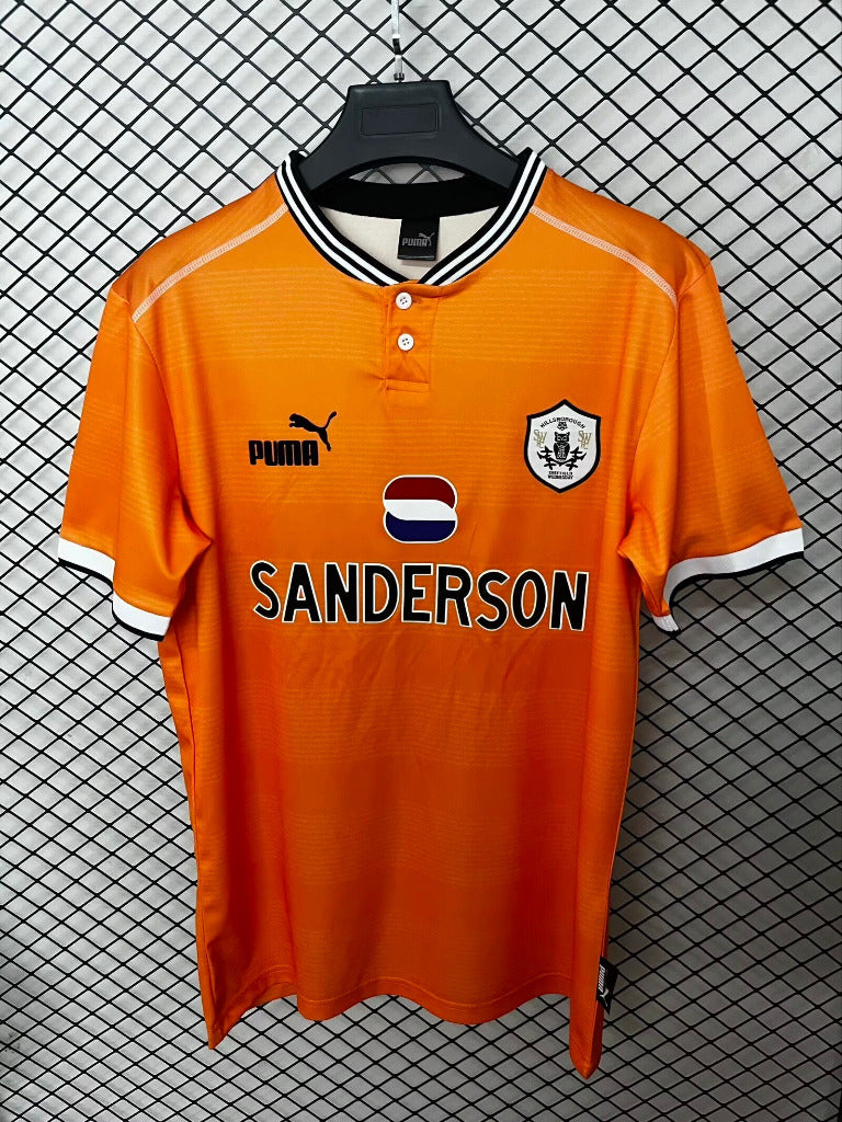 Sheffield Wednesday 1998 Vintage Retro Orange Away Jersey