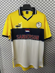 Sheffield Wednesday 1999 Vintage Retro Yellow/White/Black Away Jersey