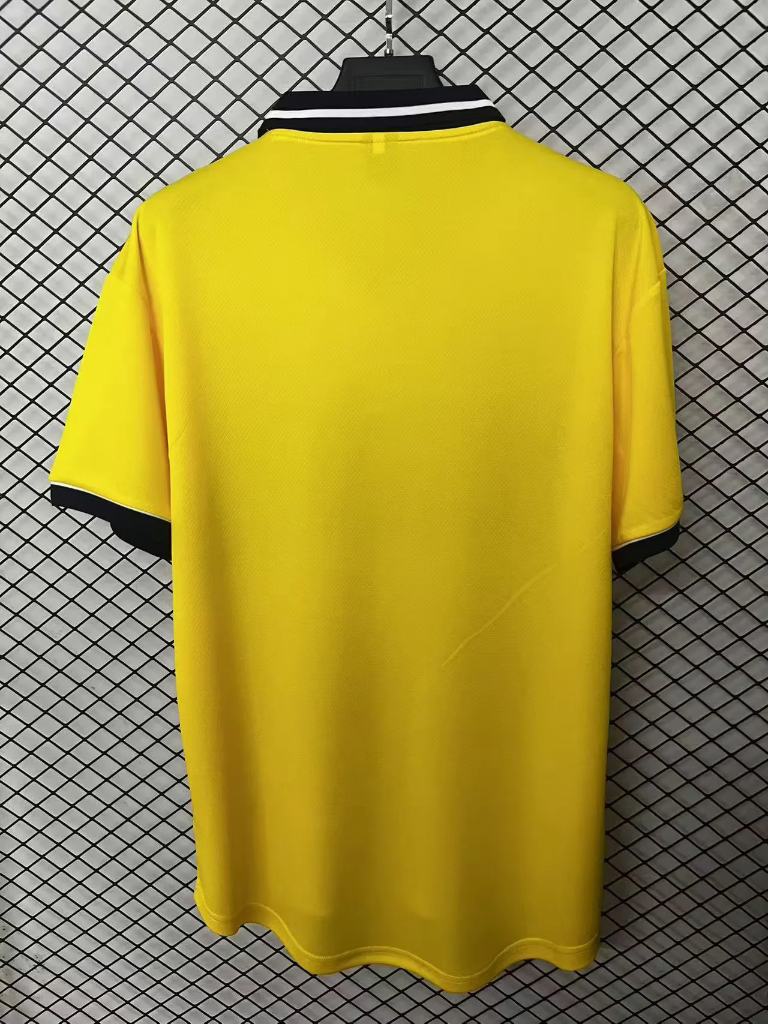 Sheffield Wednesday 1999 Vintage Retro Yellow/White/Black Away Jersey