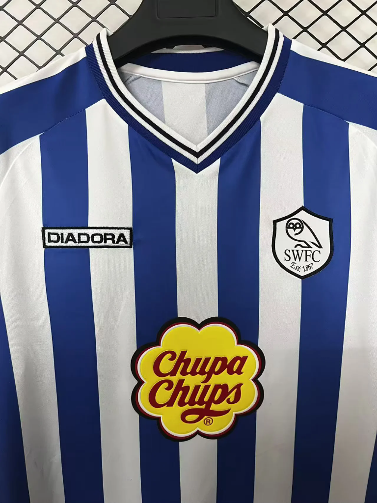 Sheffield Wednesday 2001 Vintage Retro Blue/White Home Jersey