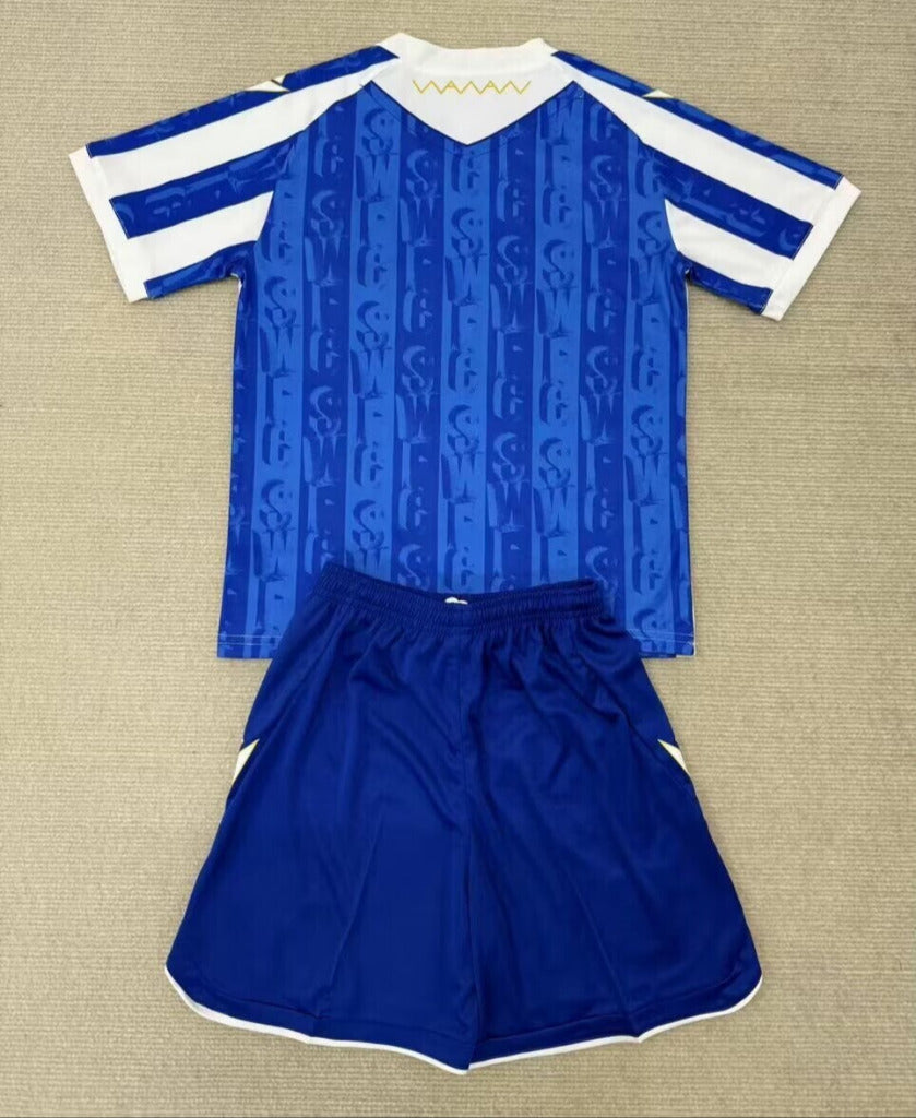 Sheffield Wednesday 25/26 Home Kids Jersey Set