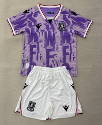 Sheffield Wednesday 25/26 Purple Away Kids Jersey Set
