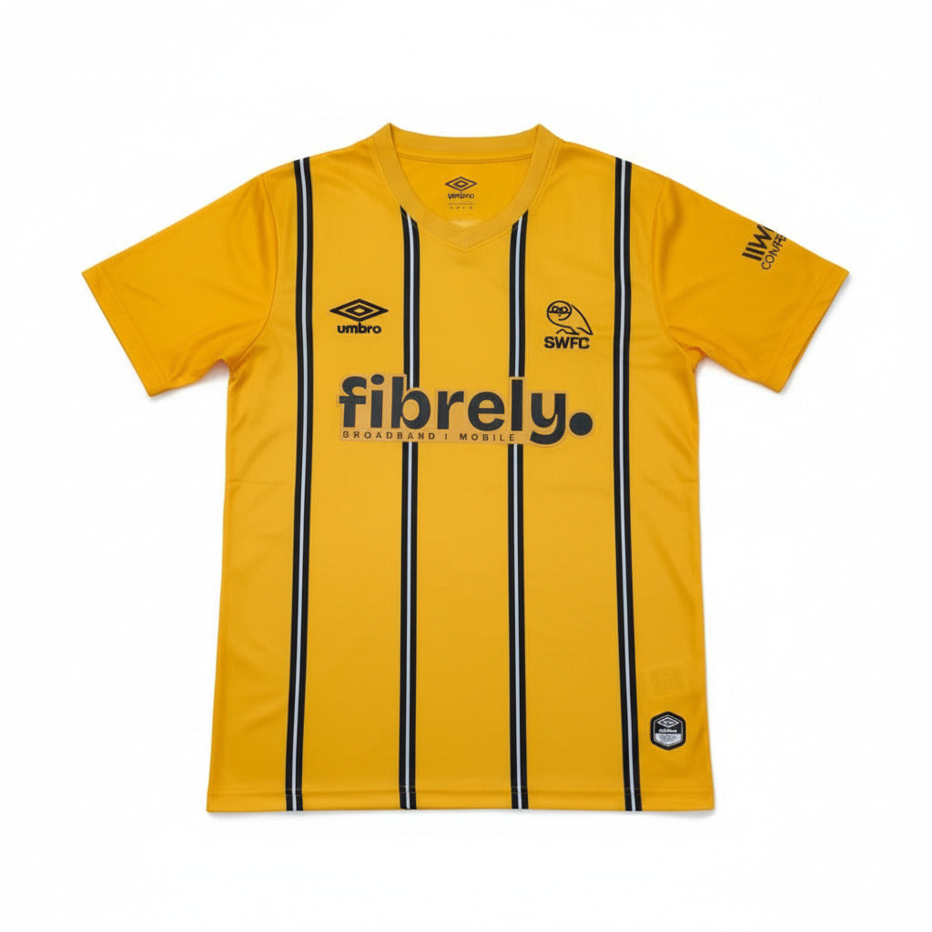Sheffield Wednesday 26/27 Yellow with Black Stripes Third Jersey
