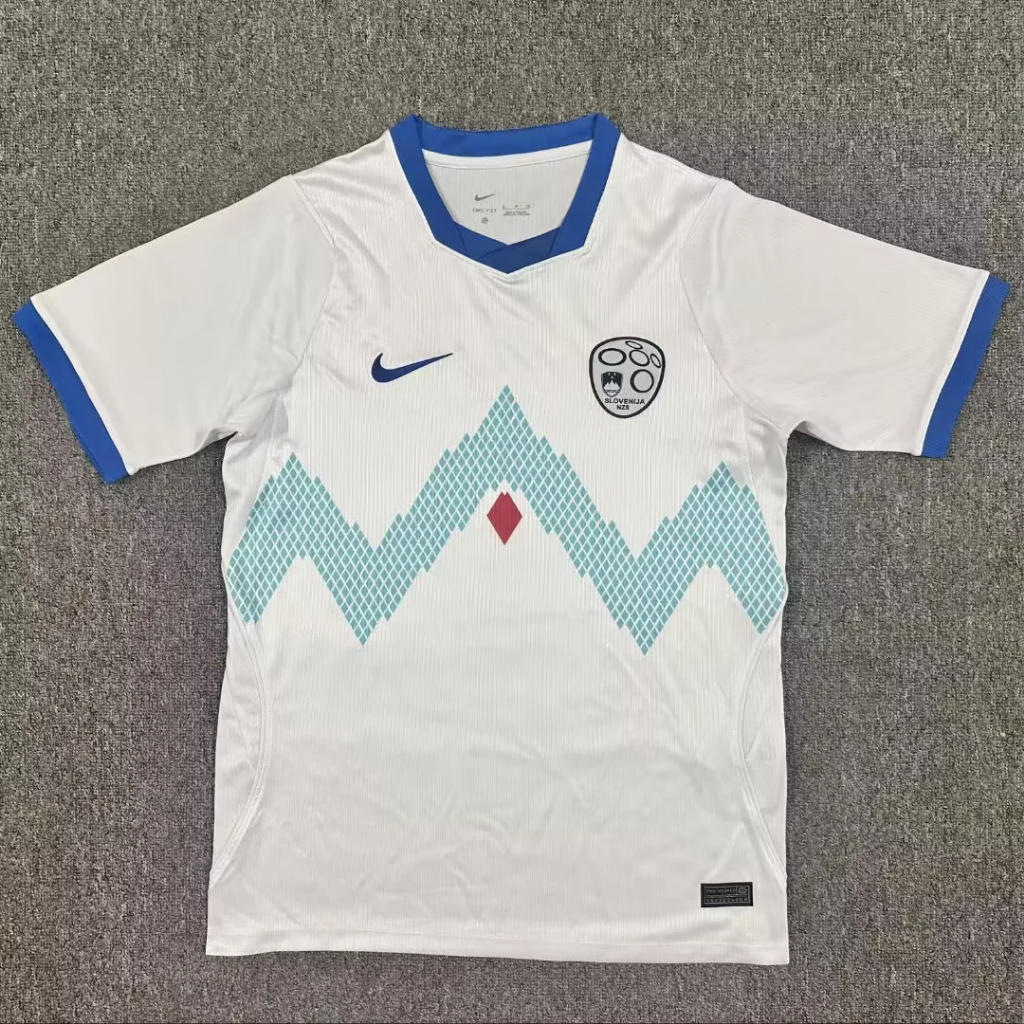 Slovenia 2026 White/Blue Home Jersey