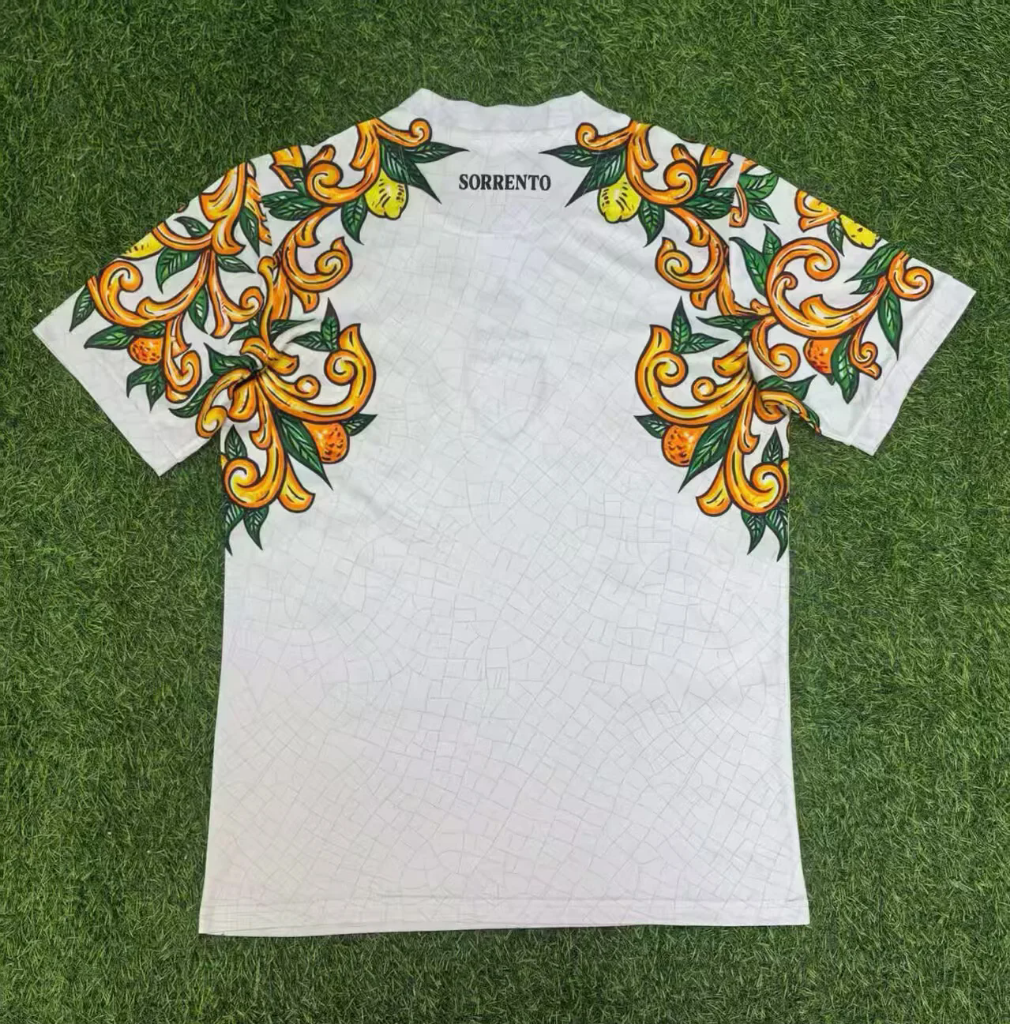 Sorrento Calcio 1945 25/26 White Away Jersey