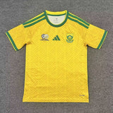 South Africa 2026 Yellow/Green 3 Stripes Home Jersey