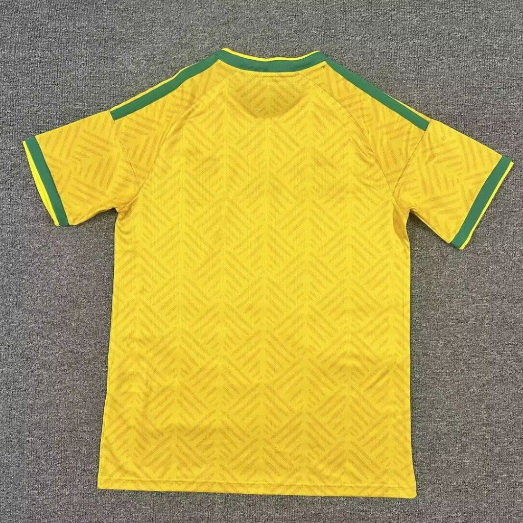 South Africa 2026 Yellow/Green 3 Stripes Home Jersey