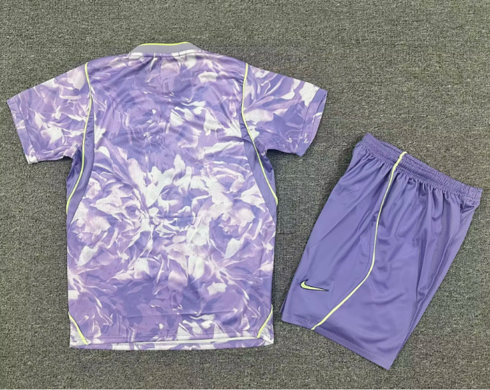 South Korea 2026 Space Purple Away Kids Jersey Set