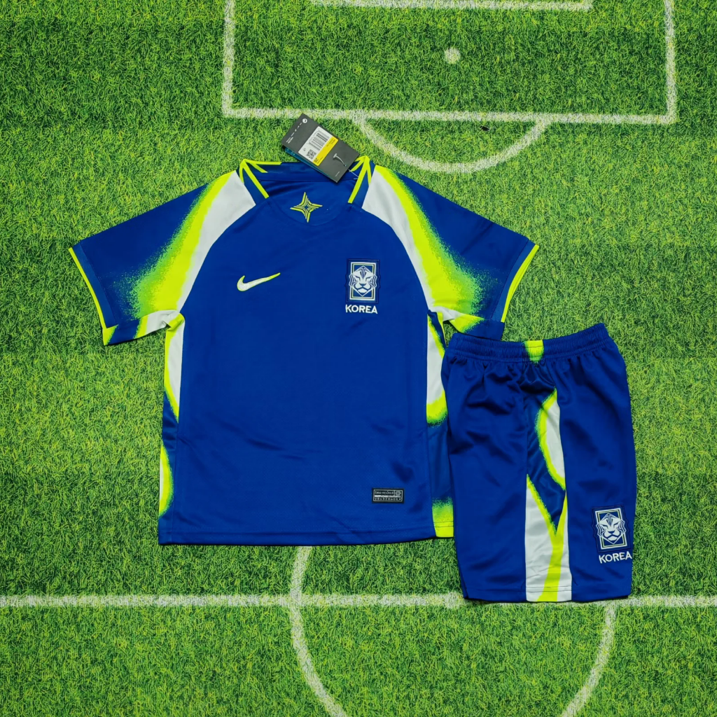 South Korea 25/26 Royal Blue Away Kids Jersey Set