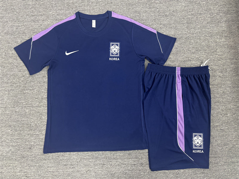 South Korea 26/27 Navy/Purple Kids Jersey Set