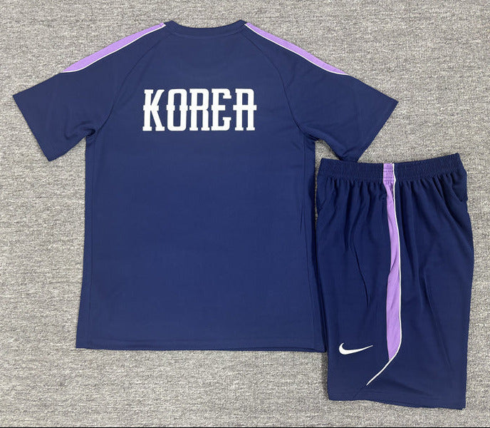 South Korea 26/27 Navy/Purple Kids Jersey Set