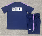 South Korea 26/27 Navy/Purple Kids Jersey Set