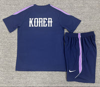 South Korea 26/27 Navy/Purple Kids Jersey Set
