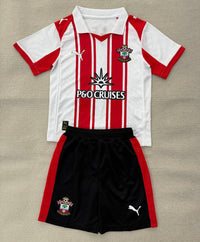 Southampton 25/26 Red/White Home Kids Jersey Set