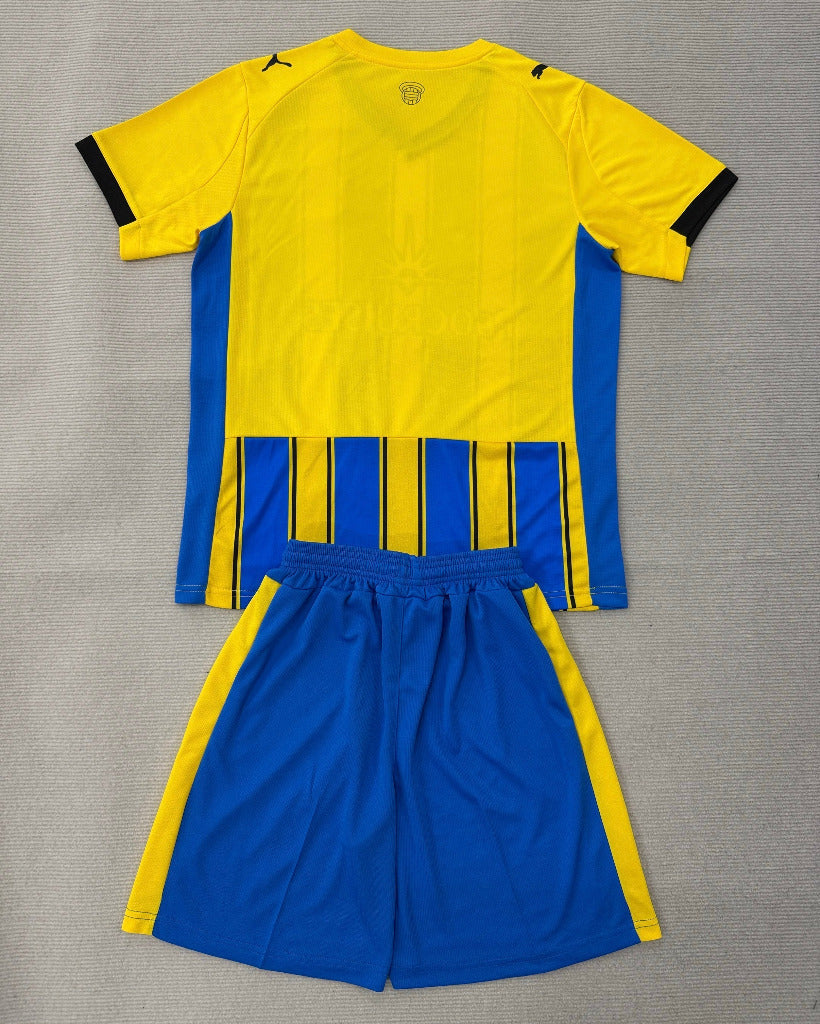 Southampton 25/26 Yellow/Blue 3rd Away Kids Jersey Set