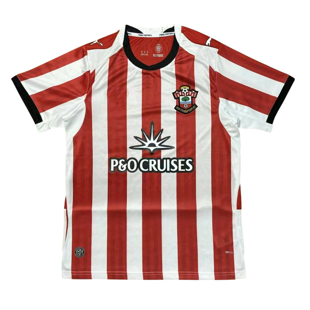 Southampton 26/27 Red/White Vertical Stripes Home Jersey