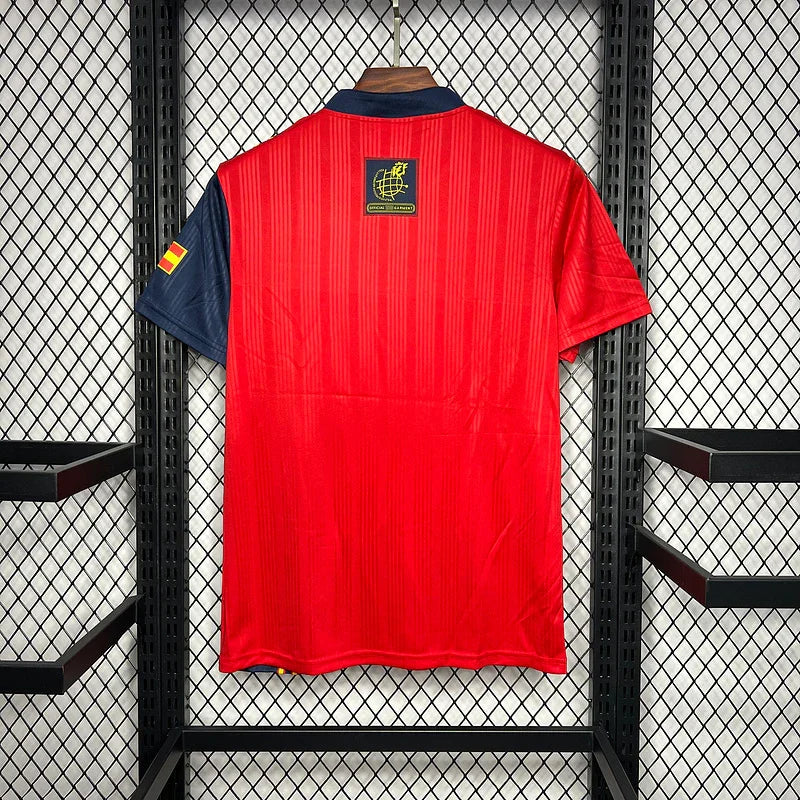 Spain 1996 Vintage Retro Orange Home Jersey