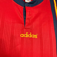 Spain 1996 Vintage Retro Orange Home Jersey