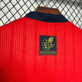 Spain 1996 Vintage Retro Orange Home Jersey