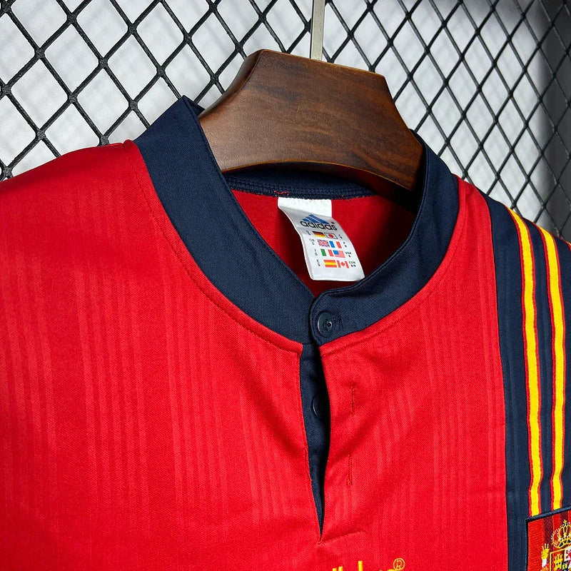 Spain 1996 Vintage Retro Orange Home Jersey
