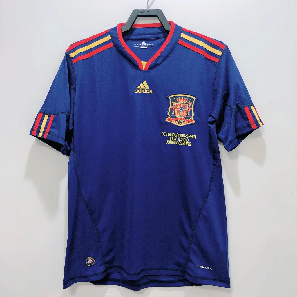 Spain 2010 Vintage Retro Away Jersey