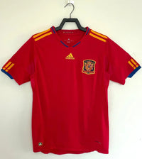 Spain 2010 Vintage Retro Home Jersey
